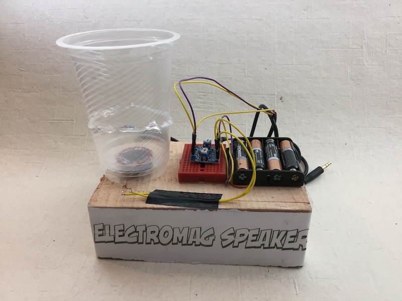 image from Make a speaker